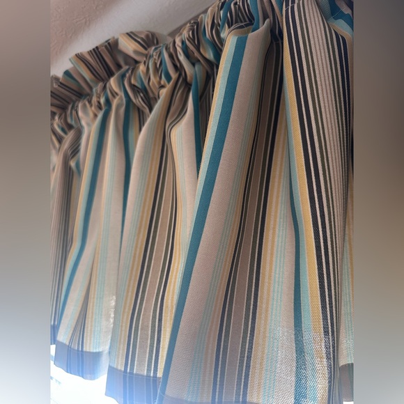 Striped Multicolor Valance - Picture 1 of 3